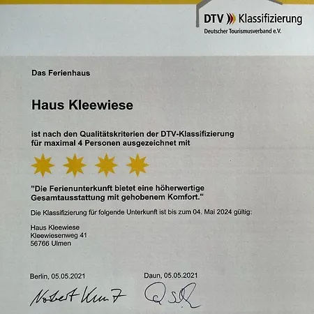 Haus Kleewiese 公寓 *